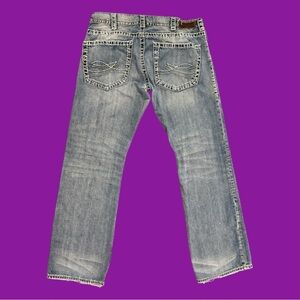 90s Silver Jeans Tapered Fit